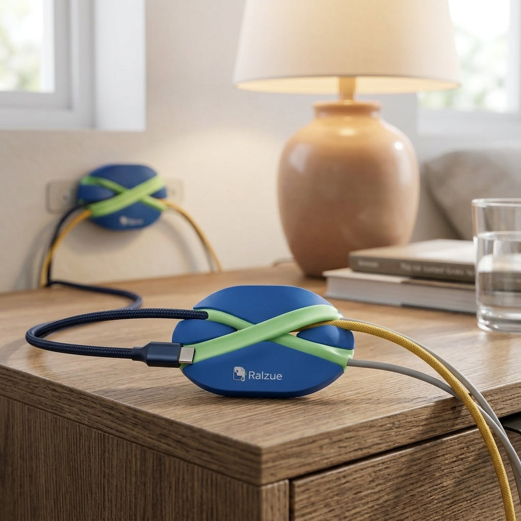 Ralzue™ CableWeave Desktop Cord Organizer