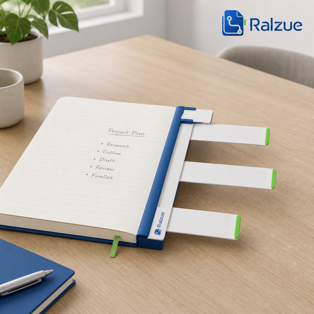 Ralzue™ MarginTrack Page Index System