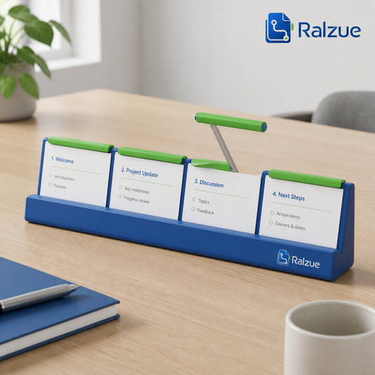 Ralzue™ AgendaGate Desktop Planning Station