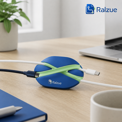 Ralzue™ CableWeave Desktop Cord Organizer