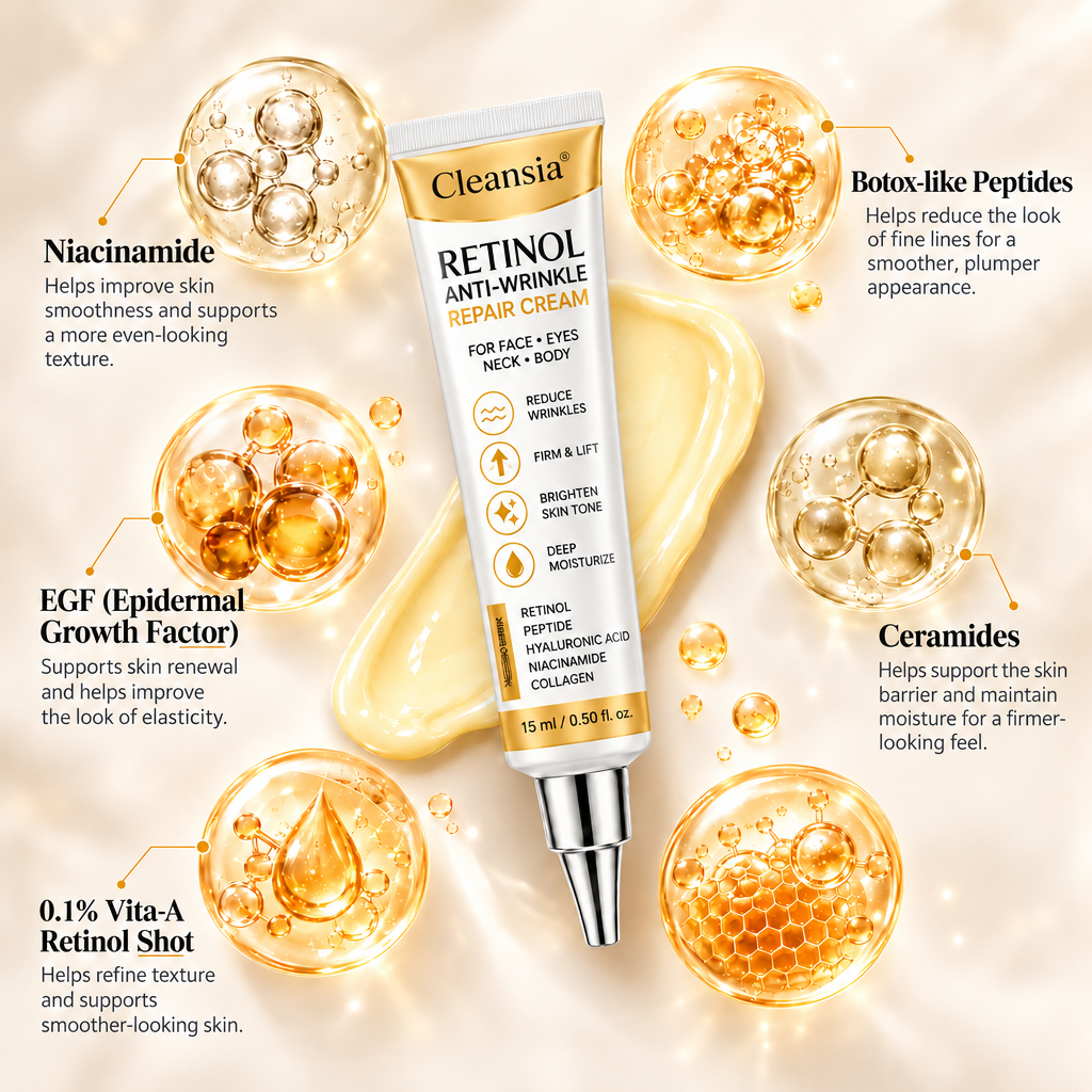 🔥 𝐂𝐥𝐞𝐚𝐧𝐬𝐢𝐚® 𝐀𝐝𝐯𝐚𝐧𝐜𝐞𝐝 𝐏𝐞𝐩𝐭𝐢𝐝𝐞𝐬 + 𝐕𝐢𝐭𝐚-𝐀 𝐑𝐞𝐭𝐢𝐧𝐨𝐥 𝐖𝐫𝐢𝐧𝐤𝐥𝐞-𝐋𝐢𝐟𝐭 𝐂𝐫𝐞𝐚𝐦 | 𝐒𝐦𝐨𝐨𝐭𝐡 𝐅𝐢𝐧𝐞 𝐋𝐢𝐧𝐞𝐬, 𝐅𝐢𝐫𝐦 & 𝐇𝐲𝐝𝐫𝐚𝐭𝐞 𝐒𝐤𝐢𝐧 — 𝟕𝟎% 𝐎𝐅𝐅!🎄
