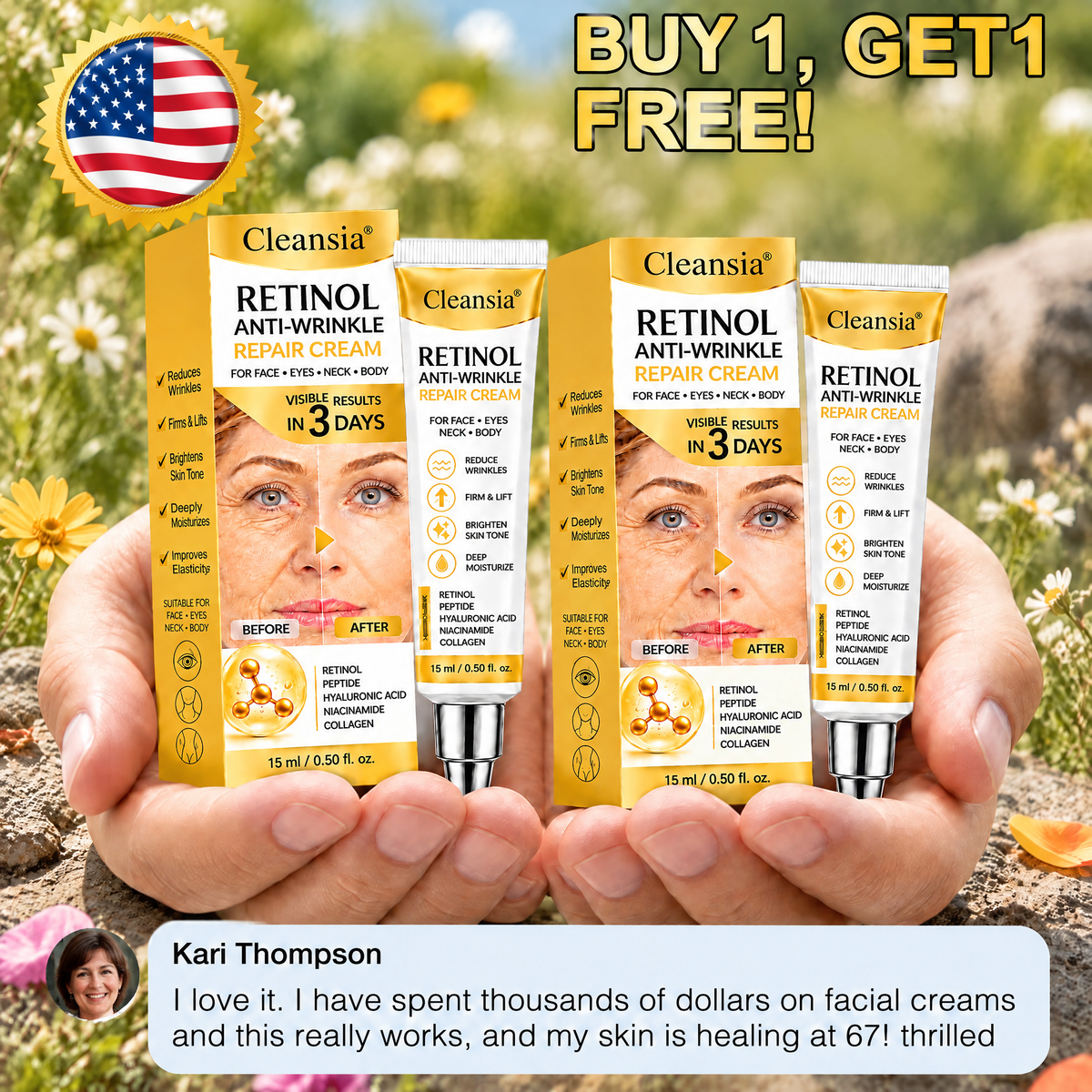 🎁 𝐂𝐥𝐞𝐚𝐧𝐬𝐢𝐚® 𝐋𝐢𝐦𝐢𝐭𝐞𝐝 𝐓𝐢𝐦𝐞 𝐎𝐟𝐟𝐞𝐫! 𝟓𝟎% 𝐎𝐅𝐅 – 𝐒𝐦𝐨𝐨𝐭𝐡-𝐋𝐨𝐨𝐤𝐢𝐧𝐠 𝐒𝐤𝐢𝐧 & 𝐅𝐢𝐫𝐦𝐢𝐧𝐠 𝐂𝐚𝐫𝐞 𝐰𝐢𝐭𝐡 𝐀𝐝𝐯𝐚𝐧𝐜𝐞𝐝 𝐏𝐃𝐑𝐍 + 𝐏𝐞𝐩𝐭𝐢𝐝𝐞𝐬. 𝐇𝐲𝐝𝐫𝐚𝐭𝐞, 𝐍𝐨𝐮𝐫𝐢𝐬𝐡 & 𝐑𝐞𝐬𝐭𝐨𝐫𝐞 𝐘𝐨𝐮𝐫 𝐒𝐤𝐢𝐧’𝐬 𝐘𝐨𝐮𝐭𝐡𝐟𝐮𝐥 𝐀𝐩𝐩𝐞𝐚𝐫𝐚𝐧𝐜𝐞. 𝟏𝟖𝟎-𝐃𝐚𝐲 𝐌𝐨𝐧𝐞𝐲-𝐁𝐚𝐜𝐤 𝐆𝐮𝐚𝐫𝐚𝐧𝐭𝐞𝐞. 𝐒𝐡𝐨𝐩 𝐍𝐨𝐰!
