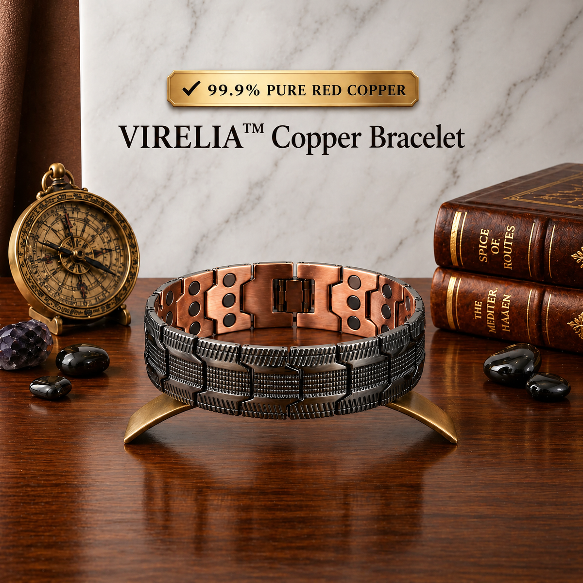 VIRELIA™ Copper Wellness Bracelet Advanced Copper Technology for Everyday Comfort & Balance