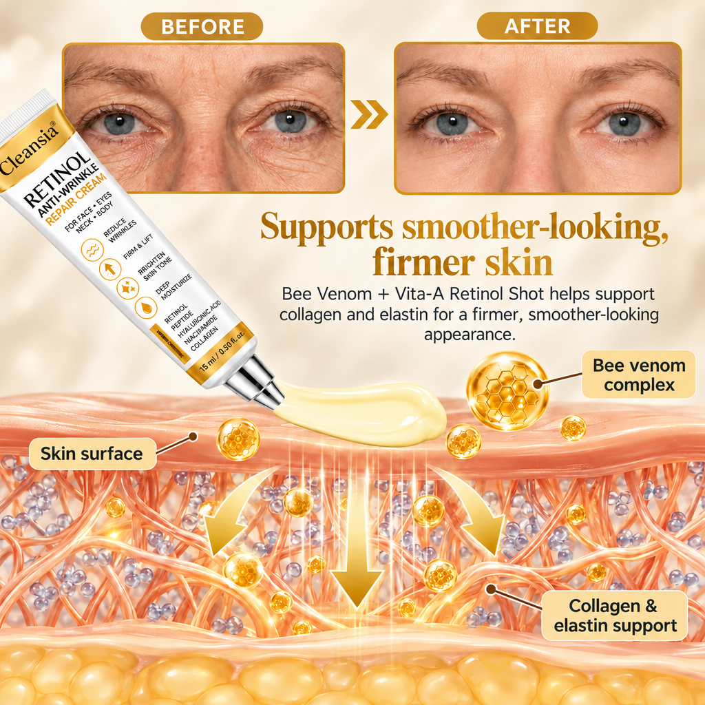 🔥 𝐂𝐥𝐞𝐚𝐧𝐬𝐢𝐚® 𝐀𝐝𝐯𝐚𝐧𝐜𝐞𝐝 𝐏𝐞𝐩𝐭𝐢𝐝𝐞𝐬 + 𝐕𝐢𝐭𝐚-𝐀 𝐑𝐞𝐭𝐢𝐧𝐨𝐥 𝐖𝐫𝐢𝐧𝐤𝐥𝐞-𝐋𝐢𝐟𝐭 𝐂𝐫𝐞𝐚𝐦 | 𝐒𝐦𝐨𝐨𝐭𝐡 𝐅𝐢𝐧𝐞 𝐋𝐢𝐧𝐞𝐬, 𝐅𝐢𝐫𝐦 & 𝐇𝐲𝐝𝐫𝐚𝐭𝐞 𝐒𝐤𝐢𝐧 — 𝟕𝟎% 𝐎𝐅𝐅!🎄