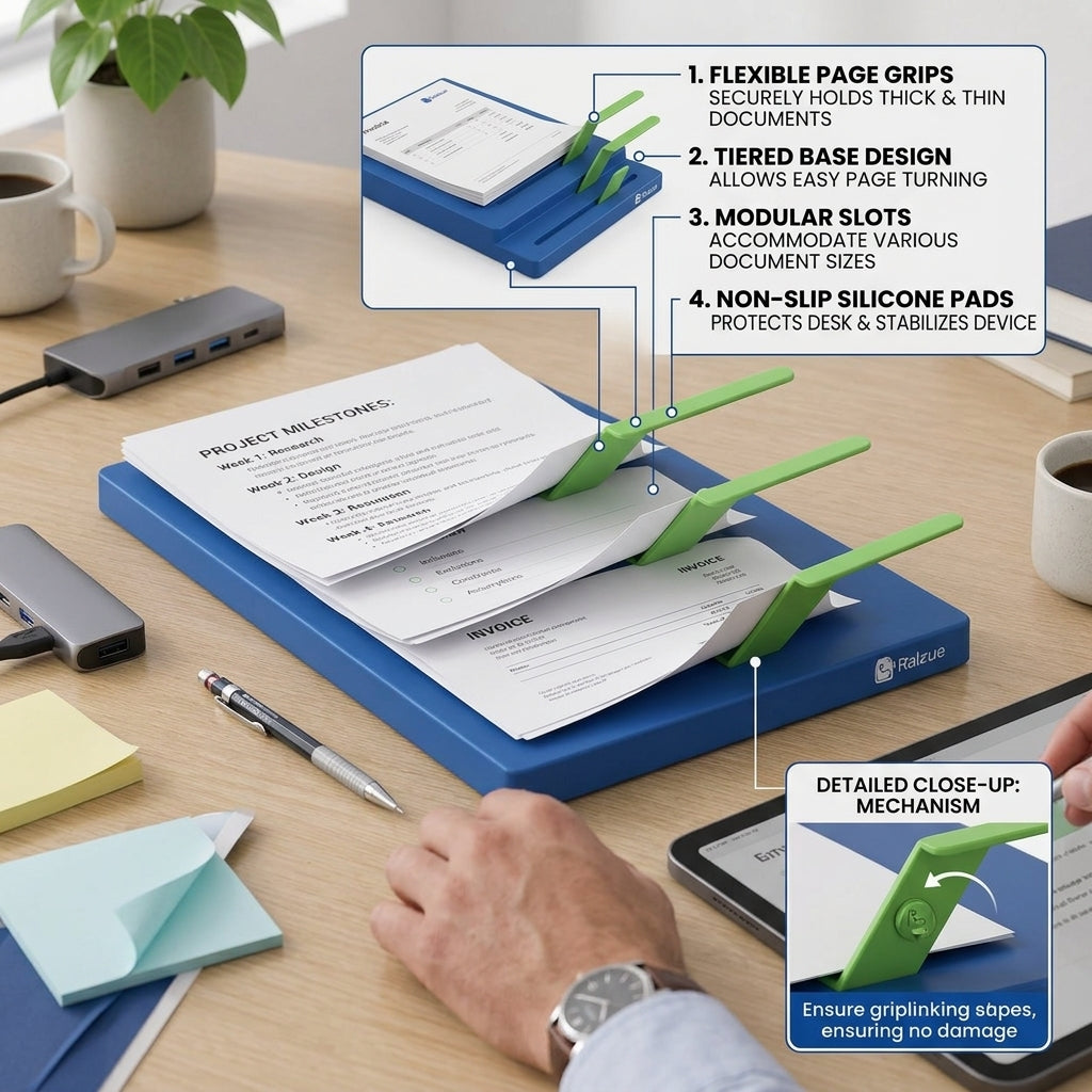 Ralzue™ SortIndex Layered File Organizer
