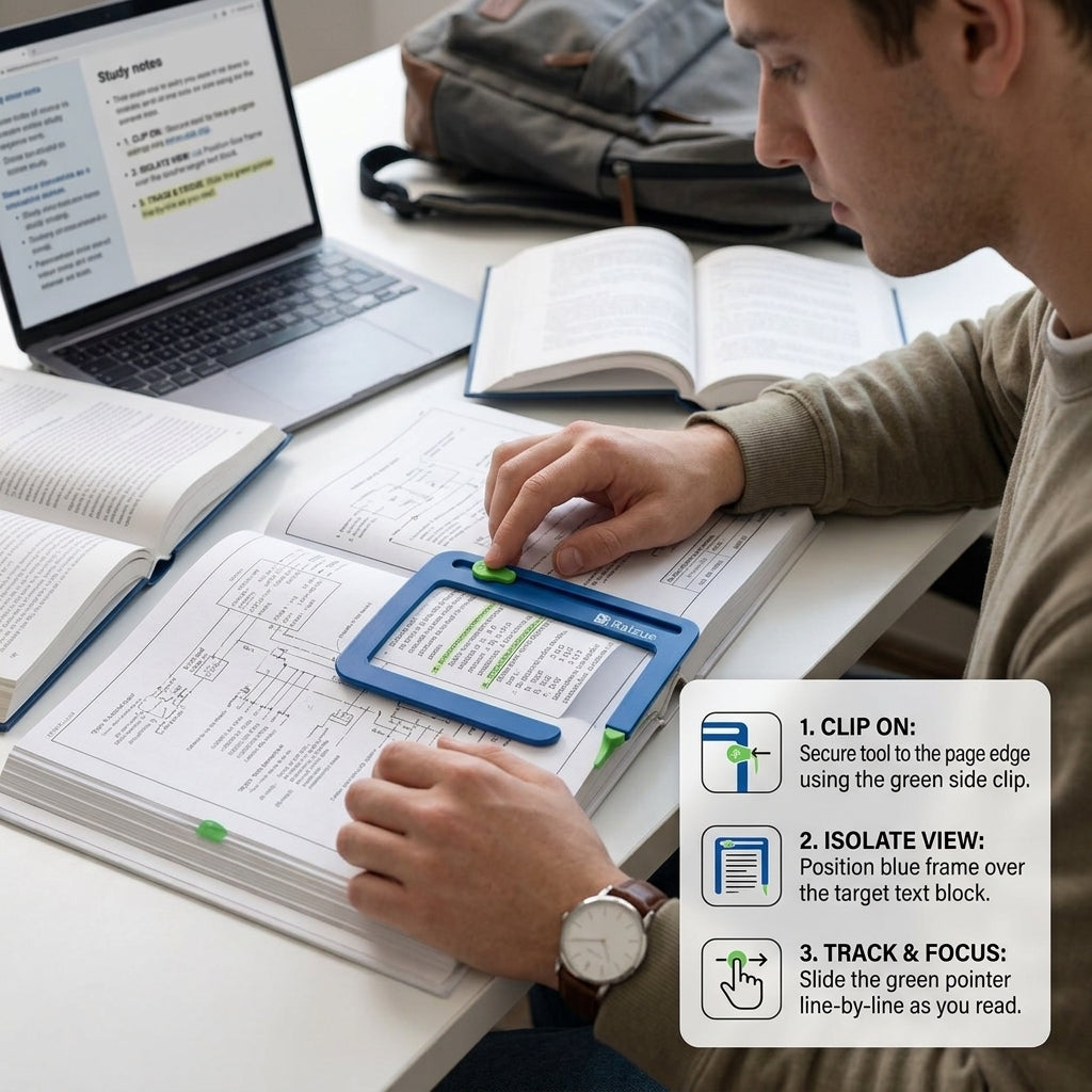 Ralzue™ PageGlide Reading Guide