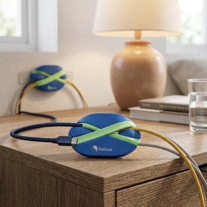 Ralzue™ CableWeave Desktop Cord Organizer