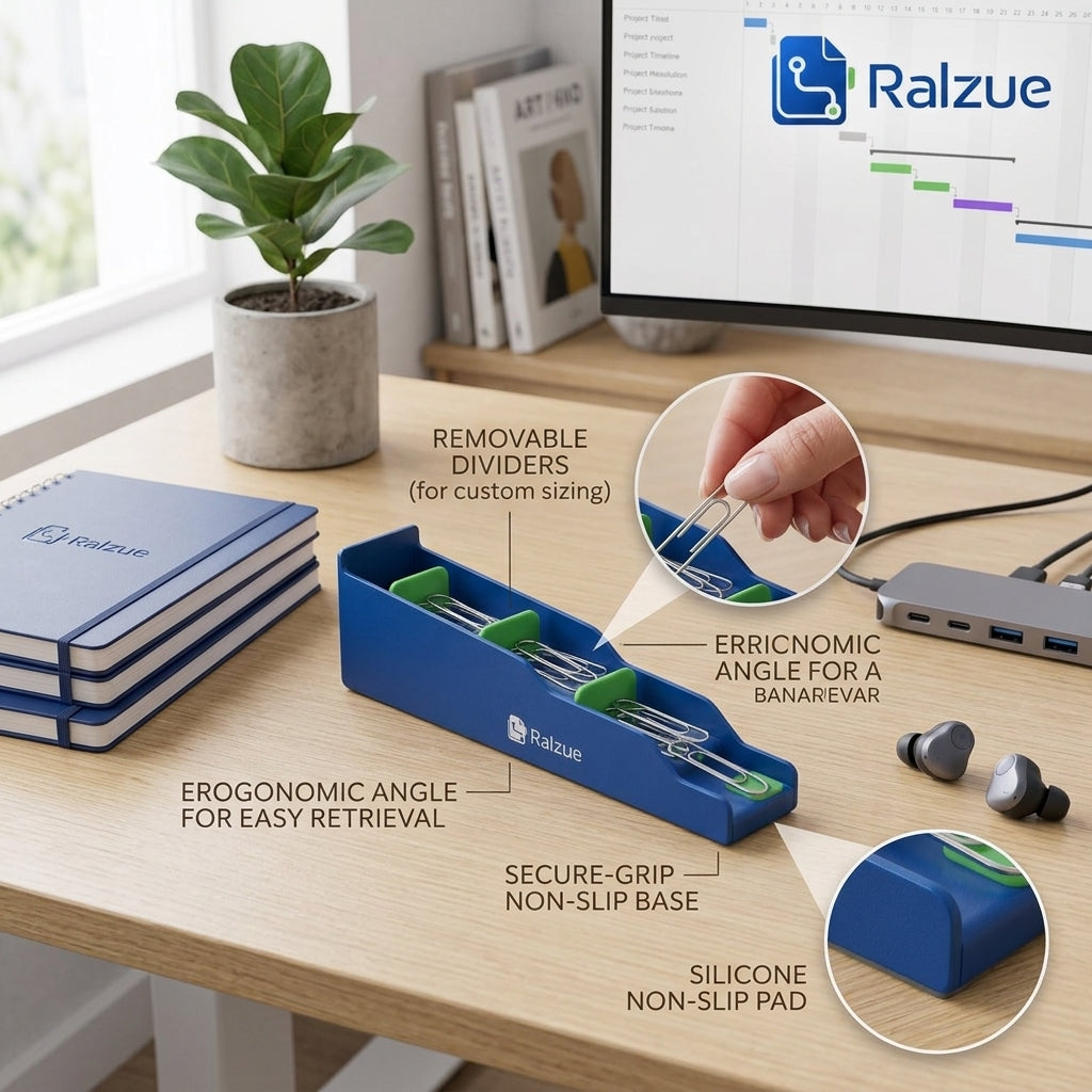 Ralzue™ ClipRelay Desk Clip Station